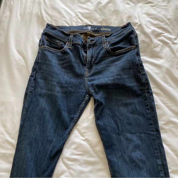 Men’s size 32 7 for all mankind jeans slimmy - Picture 1 of 7